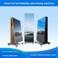Écran d'affichage LED pliable P1.8 pour publicité mobile en centre commercial