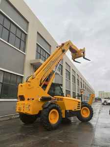 Chariot télescopique YCMG 7 tonnes 4x4 diesel, capacité 7000 kg, robuste, conforme EPA Stage V, pour utilisation portuaire et de construction - Product Image 3