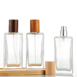 ขวดน้ำหอมทรงสี่เหลี่ยมเงางามขนาด50มล. โหลแก้วใส่น้ำหอมกลิ่นวินเทจ - Product Image 2
