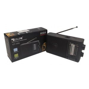 Radio AM/FM portable en gros avec batterie rechargeable, haut-parleur intégré, écran LCD, en plastique - Product Image 2