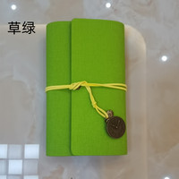 Classique 7 pouces spirale lié cuir Journal cahier A6 taille tissu couverture rechargeable journal carnet de croquis cadeau