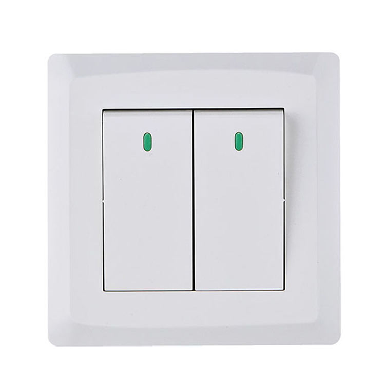 UK Standard Pc Plate 1 Way 2 Way 2 Gang Outlets Wall Switches and Sockets Electrical for House