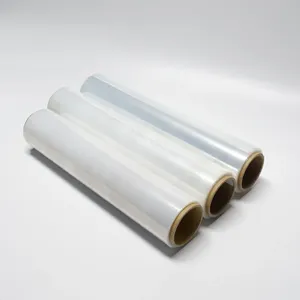 Film étirable LLDPE imperméable à prix d'usine, rouleaux souples et résistants, processus de moulage anti-humidité, largeur 50 cm et 30 cm, longueur 300 m - Product Image 2