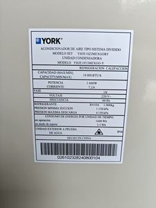 Condizionatore d'Aria Split a Parete Solo Raffreddamento Inverter 18000BTU al Prezzo Più Conveniente Marca York - Product Image 4