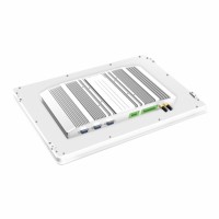 PC industriel à écran plat de 19 pouces ordinateur tactile industriel tout-en-un PC tactile capacitif intégré VESA Phoenix Terminal 24V