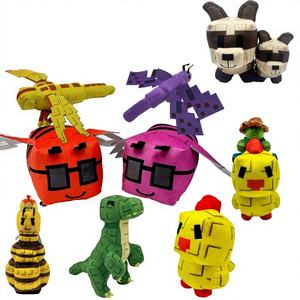 Juguete de Peluche Súper Suave de Mapache Pequeño, Zorro Rojo y Animal Marrón para Cultivar un Jardín, con Relleno de Algodón PP, para el Mercado Internacional - Product Image 1