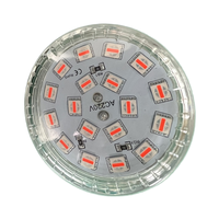 Lumière à cabochon programmable automatique RGB 24 LED AC110v/220v, 60 mm, points lumineux pour manèges de parc d'attractions, grande roue