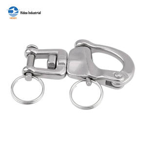 HIDEA vente en gros manille d'ancrage personnalisée qualité <span class=keywords><strong>marine</strong></span> 304 316 manille à pression en acier inoxydable avec mâchoire pivotante - Product Image 4