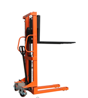 Muduo Manueller Hydraulischer Palettenhubwagen 1500kg 2000kg 1600mm Tragbarer Handstapler Gabelstapler Jiangsu Herkunft 1 Jahr Garantie