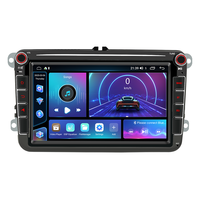 Autoradio Android 8 pouces avec GPS, navigation, lecteur multimédia, compatible CarPlay et Android Auto pour les véhicules de la série VW Volkswagen