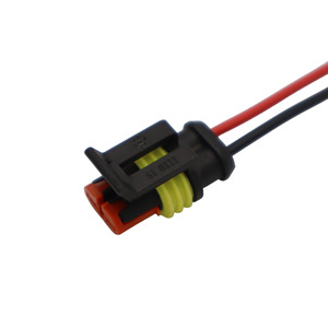 Conector Automotriz Serie 1.5, 2 Posiciones, Negro, Rojo, Amarillo, Plástico, 282080-1 - Product Image 4