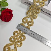 Tissu en dentelle perlée et à sequins avec strass diamantés et strass à pince pour robes de mariée et de soirée - Garniture de couture brodée de luxe