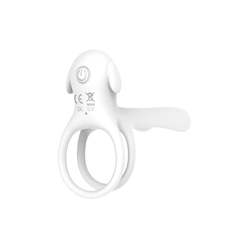 Silikon-Dreieck-Penis-Ring mit neckendem Endstück, dehnbarer Hahn-Ring für Penis-Anregung, Penis-Trainer Sex Ring für Männer