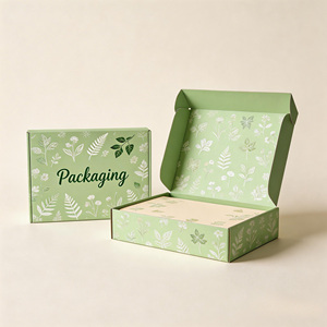 Cajas Impresas Personalizadas, Cajas <span class=keywords><strong>de</strong></span> Cartón Corrugado para Envío, Papel Kraft Ecológico Biodegradable, Embalaje <span class=keywords><strong>de</strong></span> Regalo para Festividades, OEM ODM - Product Image 5