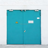 Portes en acier ignifugées industrielles avec rembourrage ignifuge haute densité pour des performances stables sous haute température
