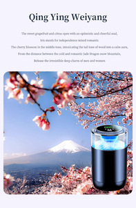 Diffuseur d'arômes USB en métal et plastique, en forme de nuage, avec atomiseur de parfum liquide et lumière d'ambiance pour voiture - Product Image 5