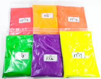 Poudre fluorescente de poudre de pigment au néon non toxique 10g/bouteille de poudre de mica pour résine époxy