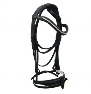 Brida Anatómica de Cuero Italiano, Diseño Deportivo Occidental Elegante, Equipo de Equitación de Alta Calidad, Nuevos Caballos de Lujo, Horsekraft - Product Image 4