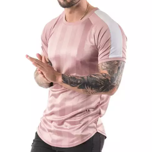 T-shirt de sport grande taille personnalisé, léger, coupe ajustée, jersey de gym tricoté, technique de sublimation, respirant, écologique - Product Image 1