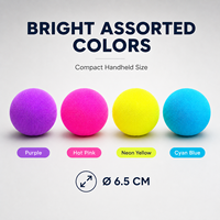 Balle à presser texturée et dense, colorée, jouet sensoriel anti-stress pour la vente en gros