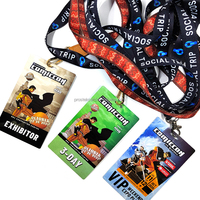 Prostekcard – Livraison Rapide – Badges d'Événement Couleurs Vives – Cartes d'Identité PVC avec Lanière – Taille Personnalisée – Pass VIP