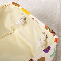 Nouveau panier de rangement de dessin animé pour enfants avec panier organisateur de jouets en tissu