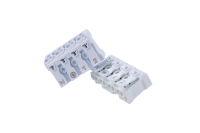 Connecteur à pince 4 broches 4 pôles 863 Borne sans vis pour une distribution efficace de l'énergie dans l'industrie des panneaux solaires et de l'éclairage LED