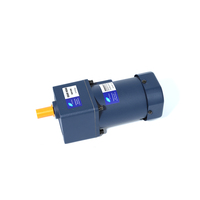 Moteur à engrenages compact monophasé DZ 6W-250W 110V/220V AC avec contrôleur de vitesse et support au sol