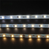 Bande LED flexible en forme de S, super lumineuse, 12V, pliable, zigzag, 2835 SMD, pour signalétique