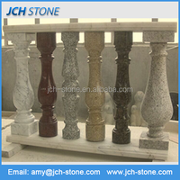 Vente en gros d'usine, balustrade en pierre de granit naturel pour villa, jardin, balcon, décoration intérieure et extérieure