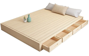 Japanese <strong>Floor</strong> <strong>Stand</strong> No <strong>Headboard</strong> Economy Type Guesthouse Bed - Product Image 5