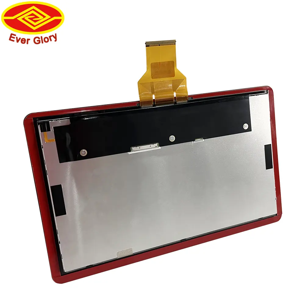 Panel de pantalla táctil LCD PCAP capacitivo con sensor de película transparente, cubierta de vidrio Ip65 recubierta AG AR AF a prueba de vandalismo personalizado de 15,6 pulgadas