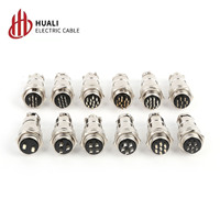 Adaptateur mâle d'aviation, demi-ensemble GX20DF20M19-2, connecteur automobile 3-12 broches