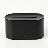 Diffuseur d'arômes 3D à effet flamme, humidificateur, éclairage LED, design écologique, alimentation USB, ultrasonique, grande capacité pour la maison et l'hôtel