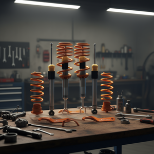 Kit de Amortiguadores de Suspensión Ajustables en Altura Delanteros y Traseros para Audi A4 B6 B7 8E - Product Image 2