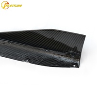 Extensions de jupes latérales en fibre de carbone sèche style MP, kit carrosserie aérodynamique pour BMW G82 G83 M4 G80 M3, pièces de mise à niveau extérieures