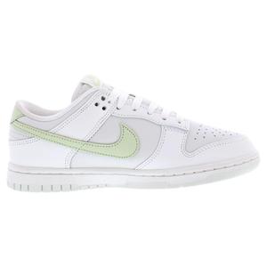Scarpe Nike Dunk Low in Pelle per Donna, Modello Phantom Light Bone Olive Aura, Stile Casual - Product Image 2