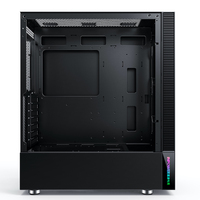 Boîtier PC de jeu SAMA, vente chaude, façade en verre trempé, vente en gros, boîtier d'ordinateur vide, tour moyenne, boîtier ATX