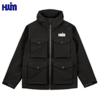 Vestes imperméables personnalisées pour hommes Manteau imperméable coupe-vent thermique chaud doublé en polaire rigide pour la chasse au ski sur neige et la pêche