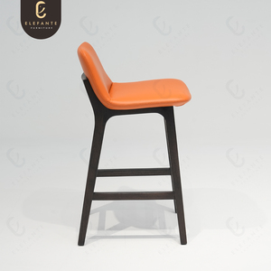 <span class=keywords><strong>Bar</strong></span> Lounge Asientos Sillas de <span class=keywords><strong>Bar</strong></span> de madera y salón <span class=keywords><strong>Silla</strong></span> de altura de barra apilable <span class=keywords><strong>blanca</strong></span> con respaldo - Product Image 2