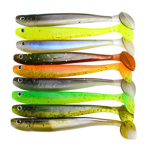 Leurre souple <span class=keywords><strong>de</strong></span> pêche à queue en T bicolore, type Road Sub, 10,5 cm / 4,7 g – Nouveau leurre souple <span class=keywords><strong>de</strong></span> pêche à prix abordable - Product Image 2