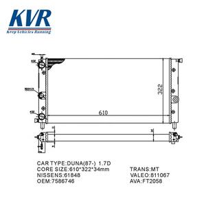Radiateur de refroidissement de haute qualité en gros à prix avantageux pour <span class=keywords><strong>FIAT</strong></span> RADIATOR OEM 7691274 7586746 POUR <span class=keywords><strong>FIAT</strong></span> FIORINO Box - Product Image 2