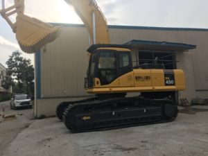 รถขุดโคมัตสึ PC450/PC400/PC300 มือสองจากญี่ปุ่น เครื่องจักรเคลื่อนย้ายดินแบบตีนตะขาบ มอเตอร์ ปั๊ม PLC เครื่องยนต์ กระปุกเกียร์ ลูกปืน ปี 2018 - Product Image 3