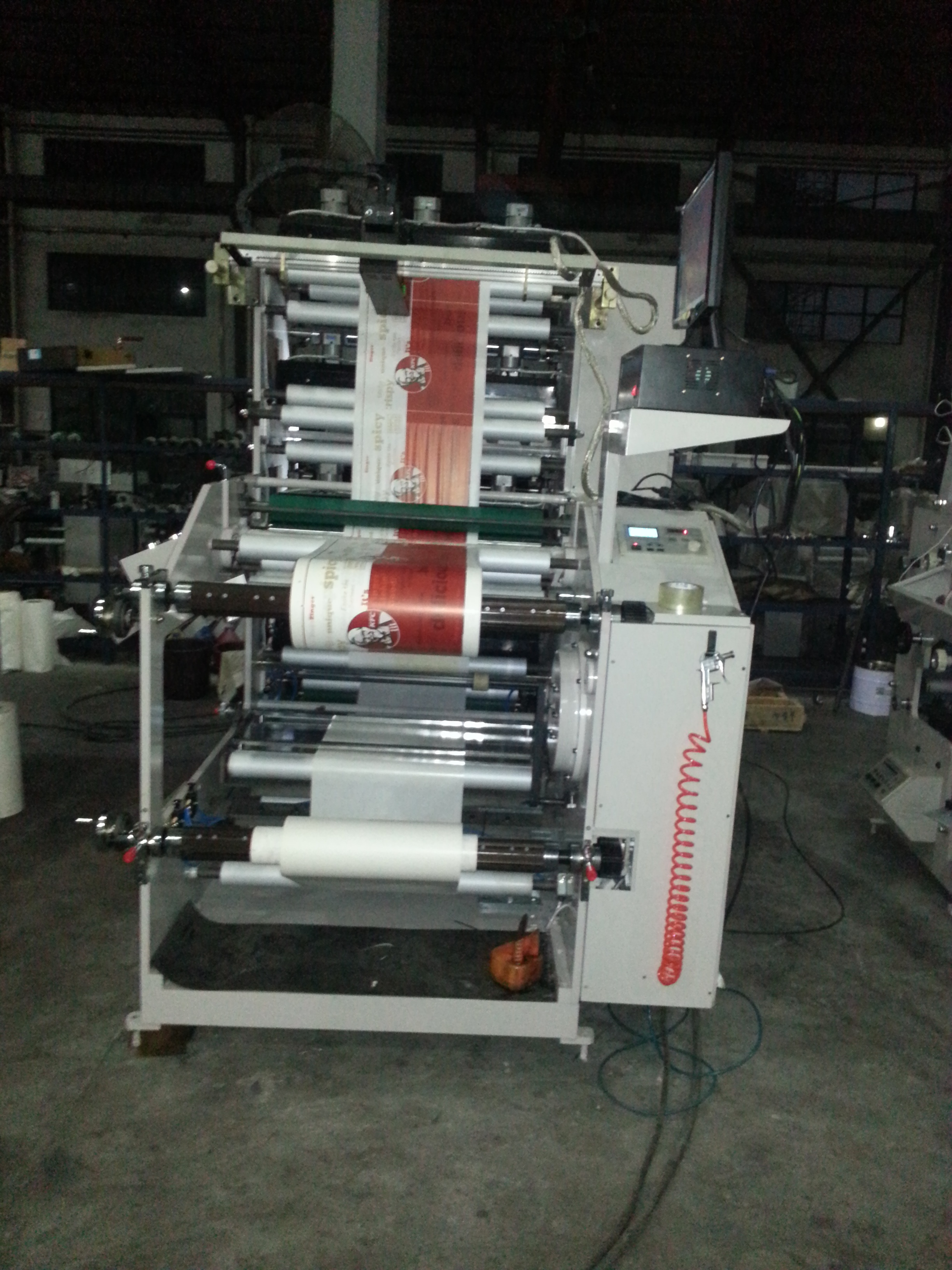 small cheap web print machine full color