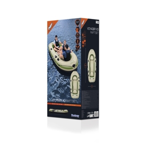 เรือยางเป่าลม Bestway 65164 Hydro-Force Voyager X3 PVC ขนาด 2.94 เมตร สำหรับ<span class=keywords><strong>ล</strong></span>่องแก่ง <span class=keywords><strong>ล</strong></span>่องเรือในทะเ<span class=keywords><strong>ล</strong></span>สาบ และตกป<span class=keywords><strong>ล</strong></span>า - Product Image 6