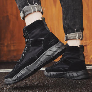 Bottes d'hiver pour chantier, résistantes à l'usure, en cuir véritable, imperméables, confortables, antidérapantes, doublure en fourrure, bottes unisexes - Product Image 3