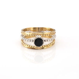 La bague saisissante combine sans effort un design audacieux élégance collection de bijoux de pièces accrocheuses - Product Image 1