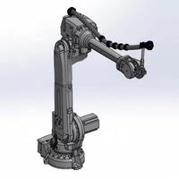 Système d'extension de tuyau à ressort pour robots industriels KUKA, Kawasaki, FANUC, YASKAWA, ABB - Pack de protection pour robots