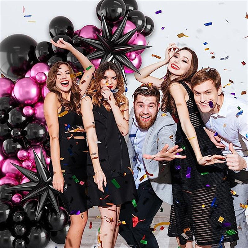 Bulk Wholesale Elegant Birthday Balloons Set Gold Purple Metallic Party Decorations for Wedding Decoration Supplies