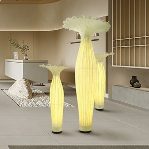 <span class=keywords><strong>Japanese</strong></span> japon vazo dekoratif standı işık otel oturma odası Villa modern kumaş tasarımcısı yaratıcı İskandinav zemin lambası - Product Image 4